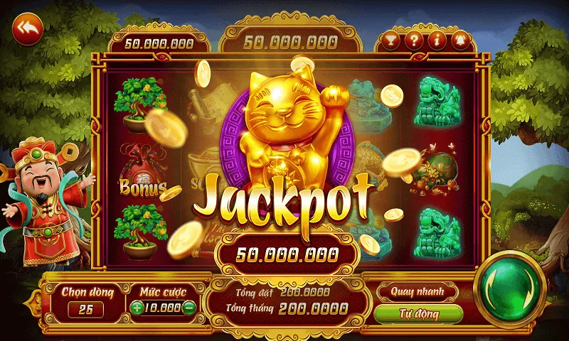 Hình ảnh quay hũ Vin77 rực rỡ, cơ hội trúng Jackpot lớn