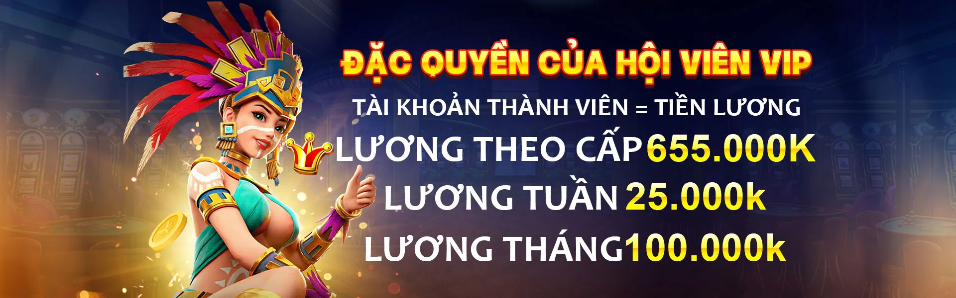 Biểu tượng giao dịch nhanh chóng và giới hạn nạp rút cao hơn cho thành viên VIP
